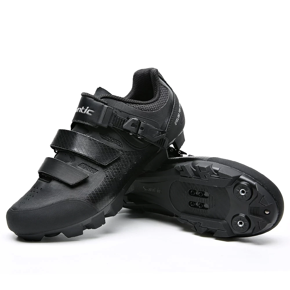 

Santic New Cycling Shoes Bicycle Mountain Lock Shoes Nylon Bottom Bicycle Mountain Bike Cycling Shoes