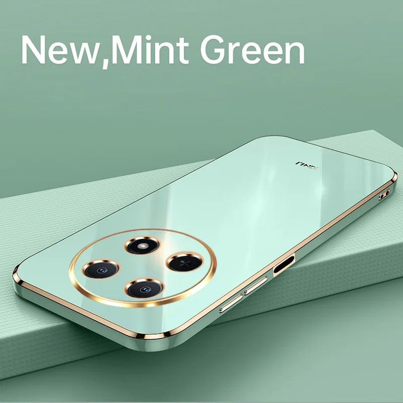 สําหรับ Huawei Nova 12i กรณีคุณภาพสูง Soft TPU ป้องกันลายนิ้วมือกล้องสําหรับ Huawei Nova 12i