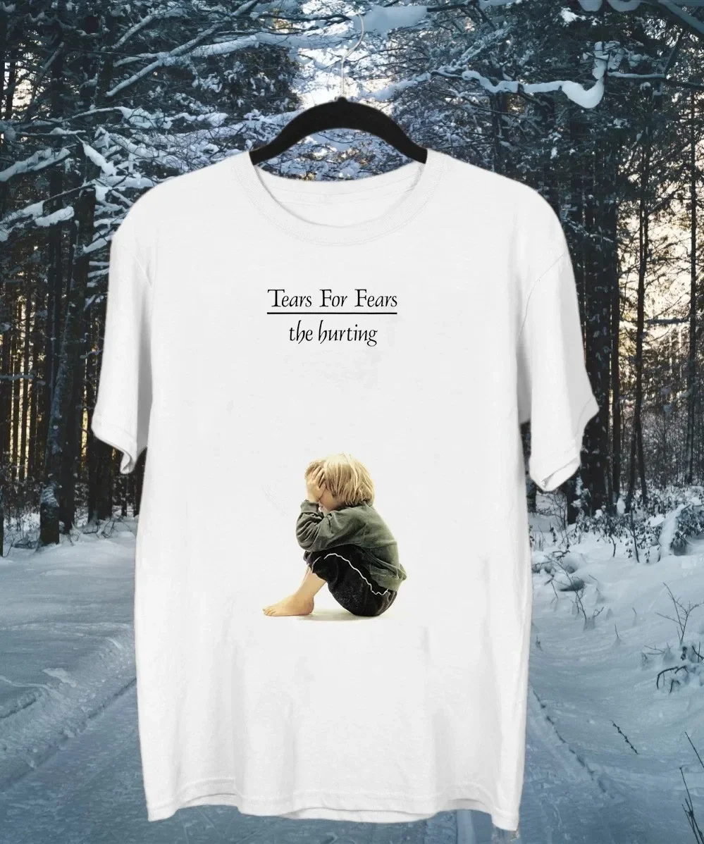 Tears for Fears  Hurting White Cotton T Shirt Full Size S5XL TU154