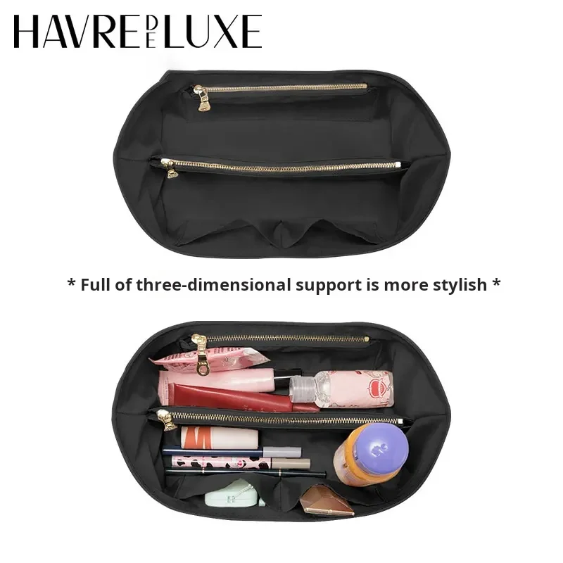 Imagem -03 - Havredeluxe Bolsa Impermeável Organizadores para Herls Lindy26 Bolsa Fino Papel Dupont Interior Bolsa de Armazenamento Médio