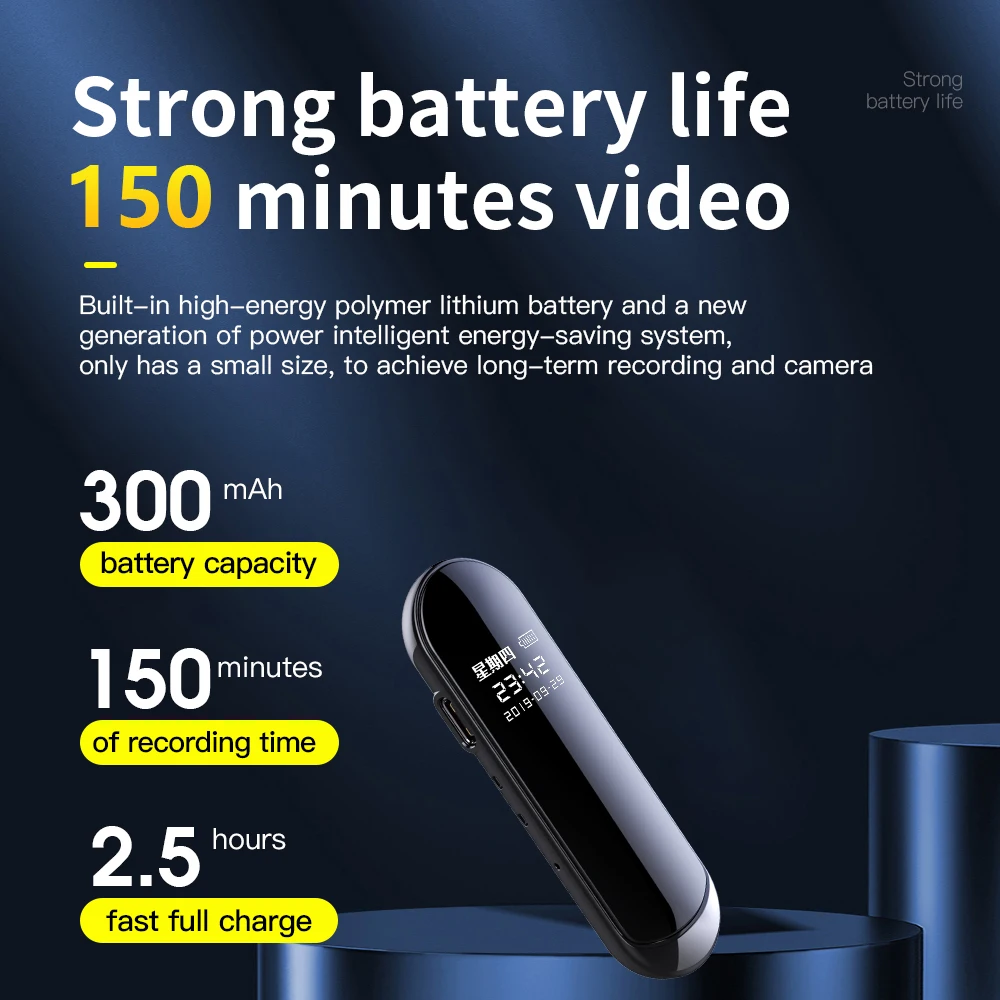 1080P كاميرا الحركة Oculta زاوية رؤية واسعة المحمولة الصغيرة Nacklace الصوت والفيديو صوت DV الإملاء 4-128GB كاميرا مسجل رقمي