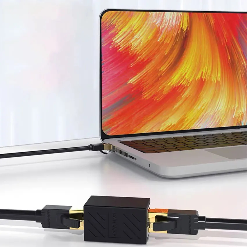 

1-10PCS RJ45 Connector Cat7/6 Ethernet Adapter Gigabit Interface Network Extender Convertor For Extension Cable Female to Female