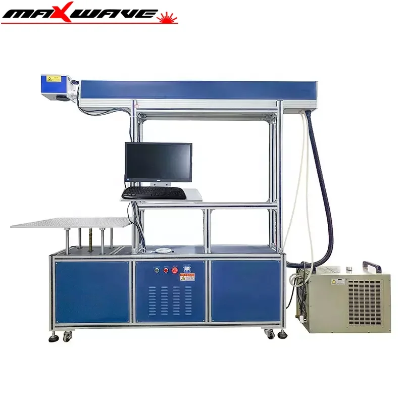 3D Large Working Area Glass Tube CO2 Laser Marking Engraving Machine