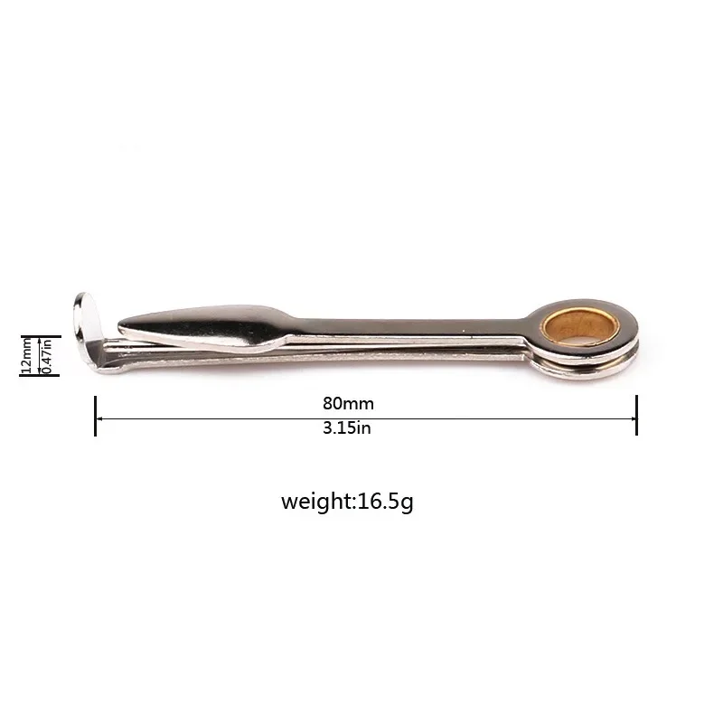 80mm Cleaning Pipe Knife Metal Pressure Bar Blade Needle Three-in-one Pipe Knife Smoking Pipe Weed Accessories