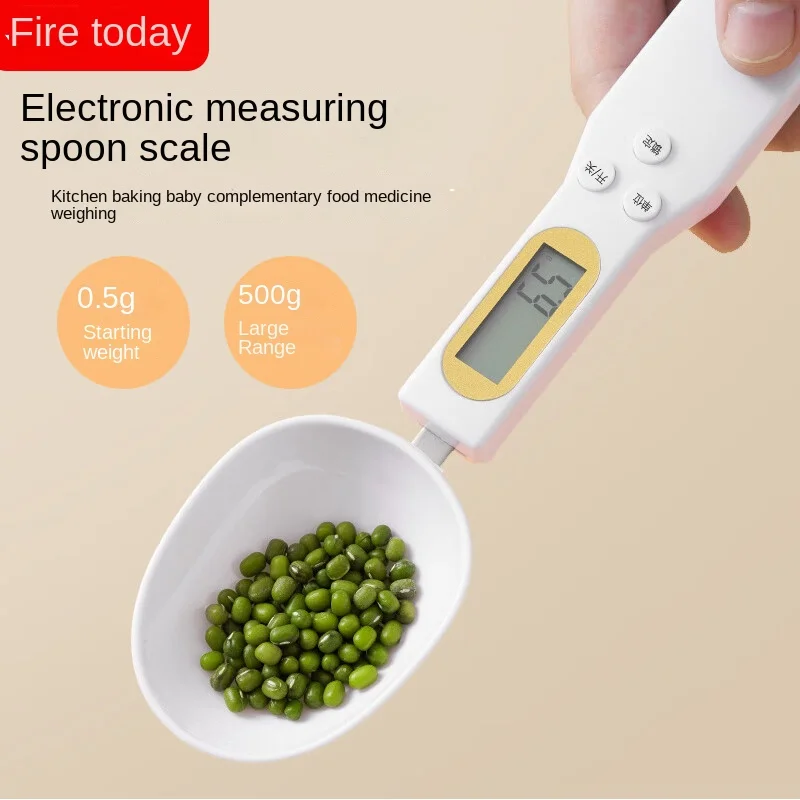 

Electronic Scale Measuring Spoon Scale Kitchen Essential High Precision
