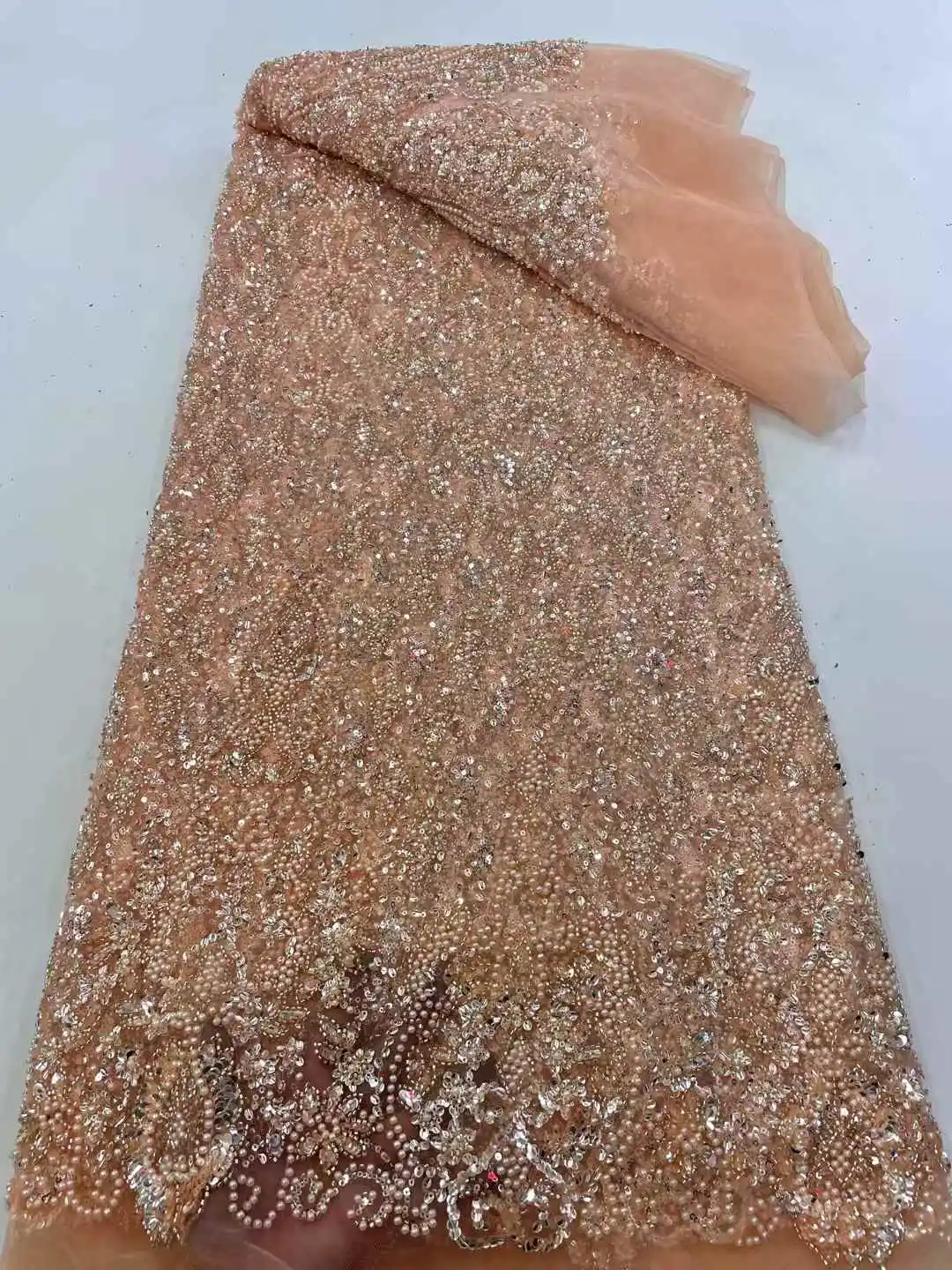 أفريقيا النيجيري مطرز الفرنسية شبكة الدانتيل مع الترتر جودة عالية 2025 التطريز الدانتيل الترتر الدانتيل لفساتين الزفاف النساء