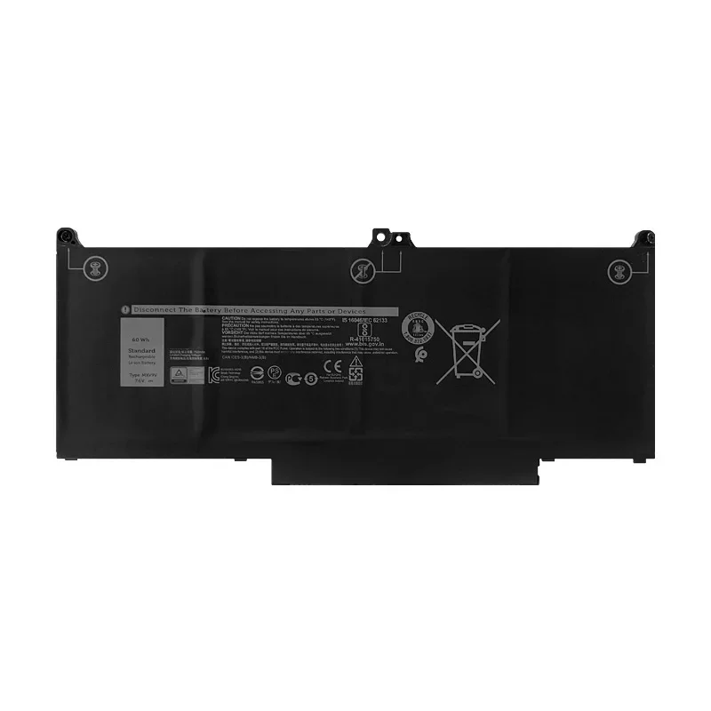 Imagem -02 - Bateria do Portátil Mxv9v 7.6v 60wh para a Latitude 7300 7400 5300 5310 do Dell em Série P97g001 829mx P99g001 P100g001 5v2m