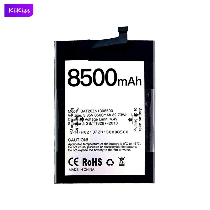 BAT20ZN1308500 Mobile Phone Battery For Doogee S86/S86 Pro S86Pro 8500mAh Real Capacity