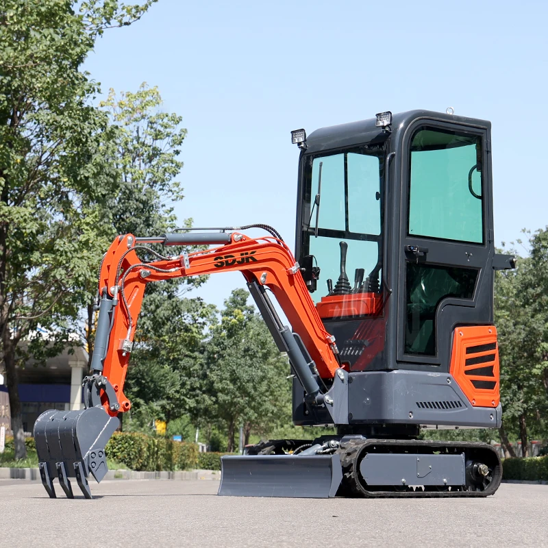 Mini Garden Crawler Excavator, Small Mini Digger, Home Use, 1 Ton, 1.2Ton，High Quality, Factory Directly Sale customizable