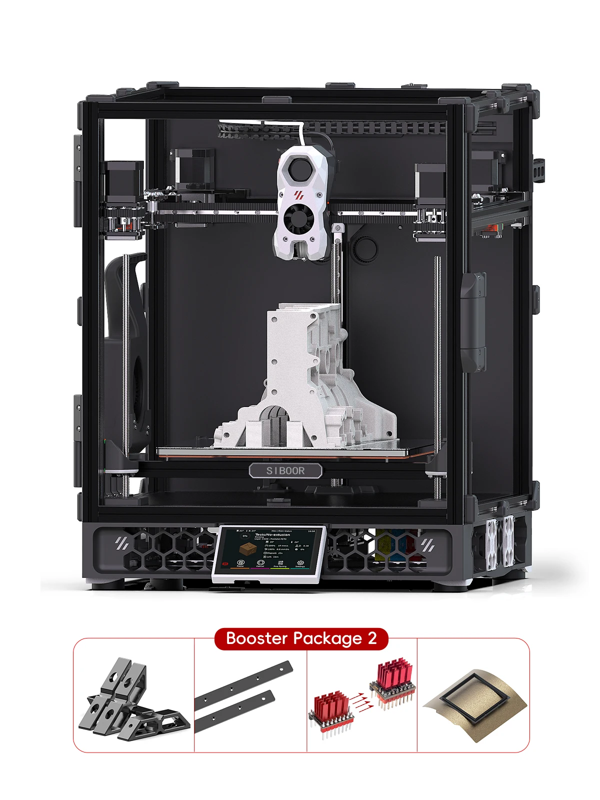 SIBOOR Voron Trident [June] 3D Printer CNC Metal Structure 4AWD