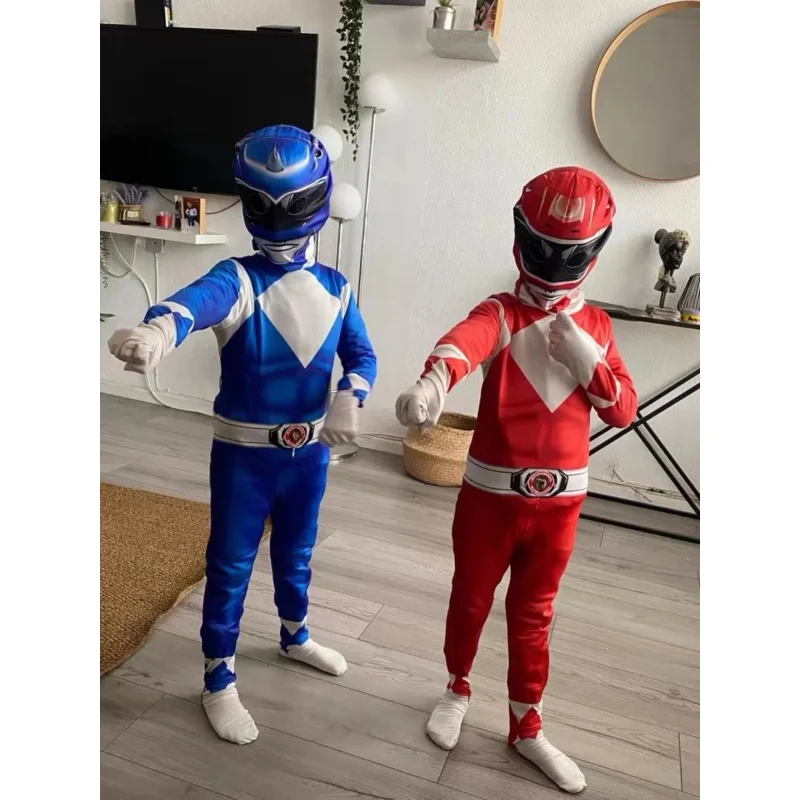 Halloween Adult Kids Power Morpher Superhero Samurai Sentai Shinkenger Rangers Cosplay Fantasia Costume adolescent Men Boy/girls