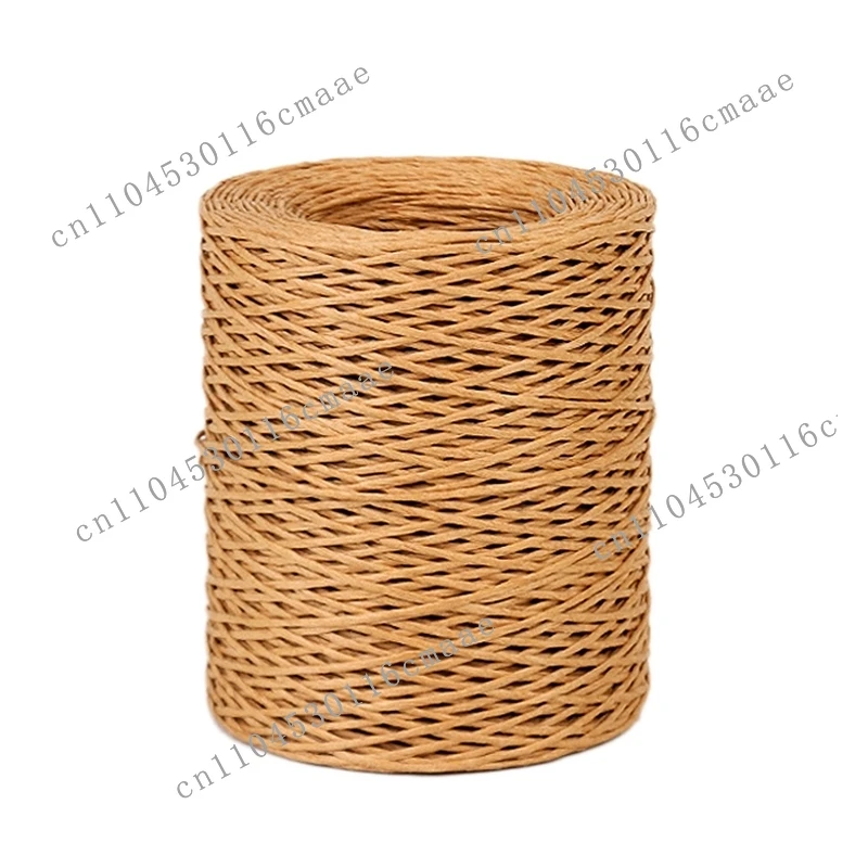 NEW 1.0Mm Light Brown Floral Bind Wire Wrap Twine Handmade Iron Wire Paper Rattan for Flower Bouquets (Length: 210M)