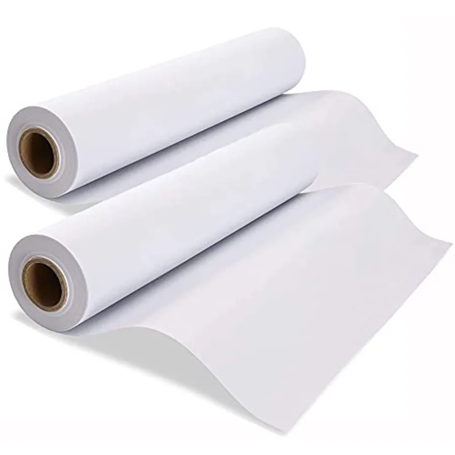 

Easel Paper Roll, 2PCS, 43CM x 15M Drawing Paper, 17-Inch by 49-Feet Art Paper Roll Replacement for Kid's Art Easel Paper, Arts