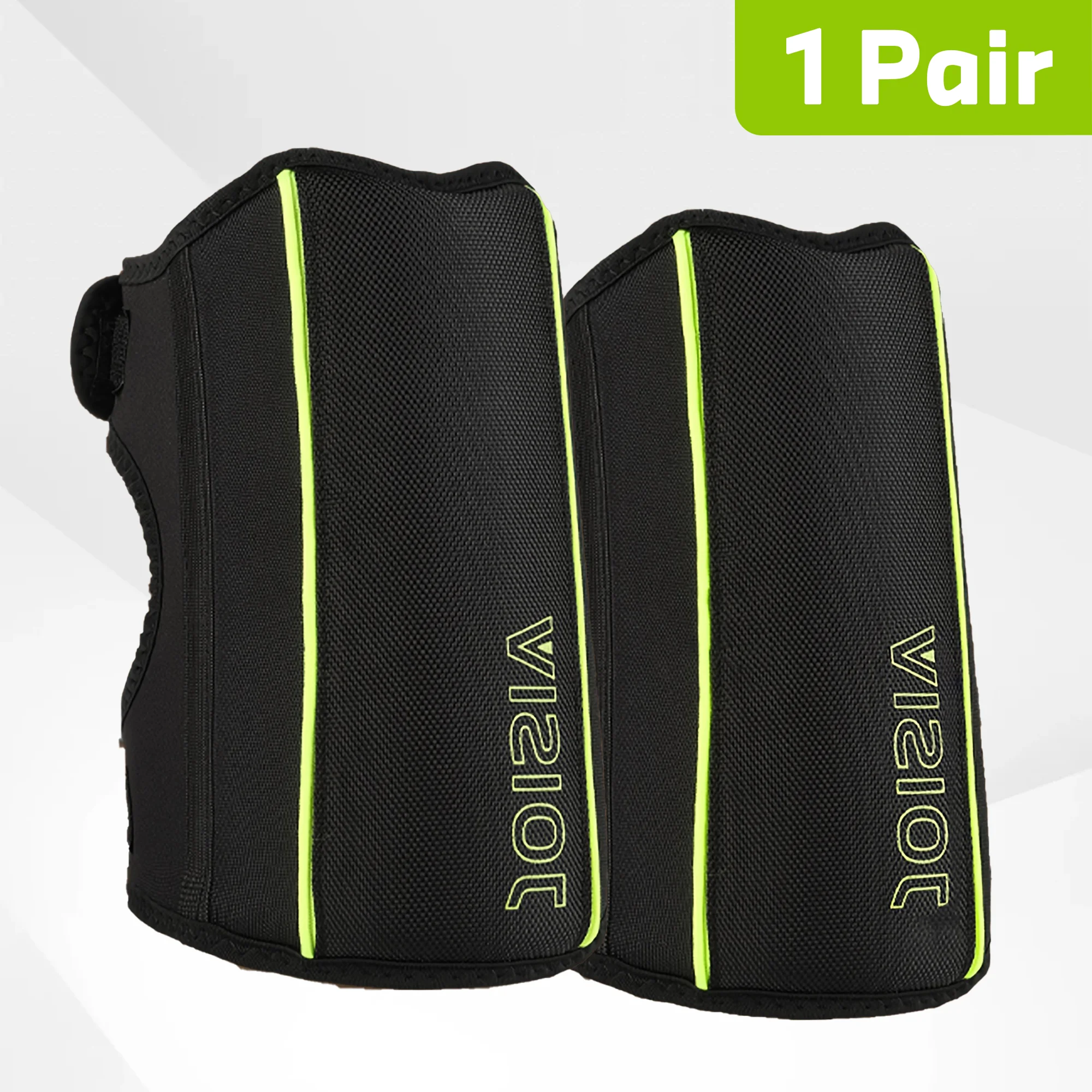 Unisex Knee Pads, Waterproof, Adjustable Straps, Thick EVA Foam, Neoprene, Fluorescent Trim, for Gardening, Cleaning, Yoga