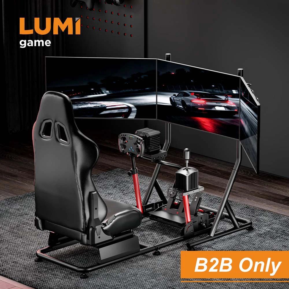 

LRS17-BS01 Adjustable Simulator Cockpit Sim Driving Frame Rig For Car F1 GTR Sim Fanatec G29 G920