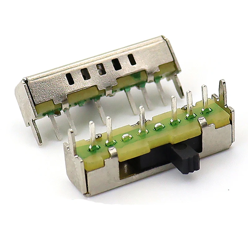 100pcs SK15D01G3 single row five speed sliding switch small light fixture spring slide toggle toggle switch