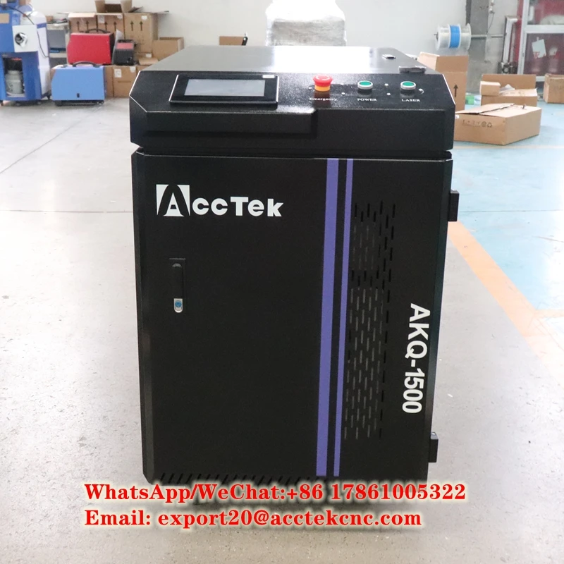 1500W Fiber Laser Cleaning Machine Industrial Rust Removal Cleaning Oil Paint for Metal Cleaning Width 270MM EU Stock 2KW 3KW