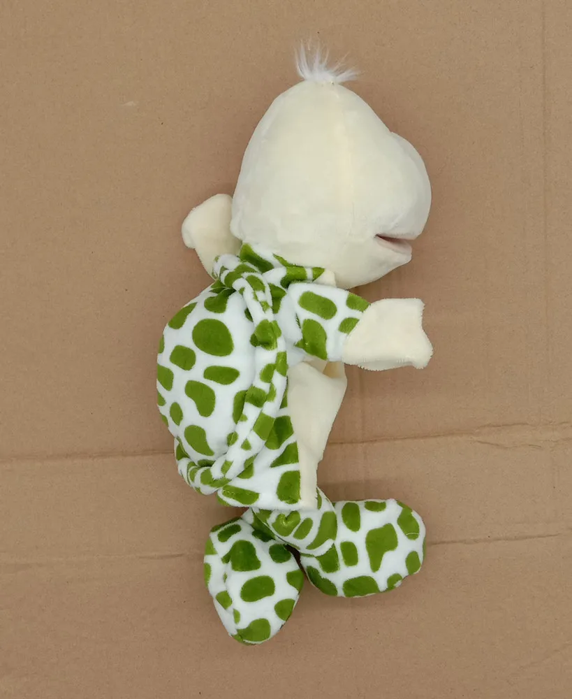 35cm Cartoon Tier Handpuppe eltern-kind-Spiel Puppe Löwe Elefant Schwein Beschwichtigen Spielzeug Geburtstag Geschenke Für Kinder