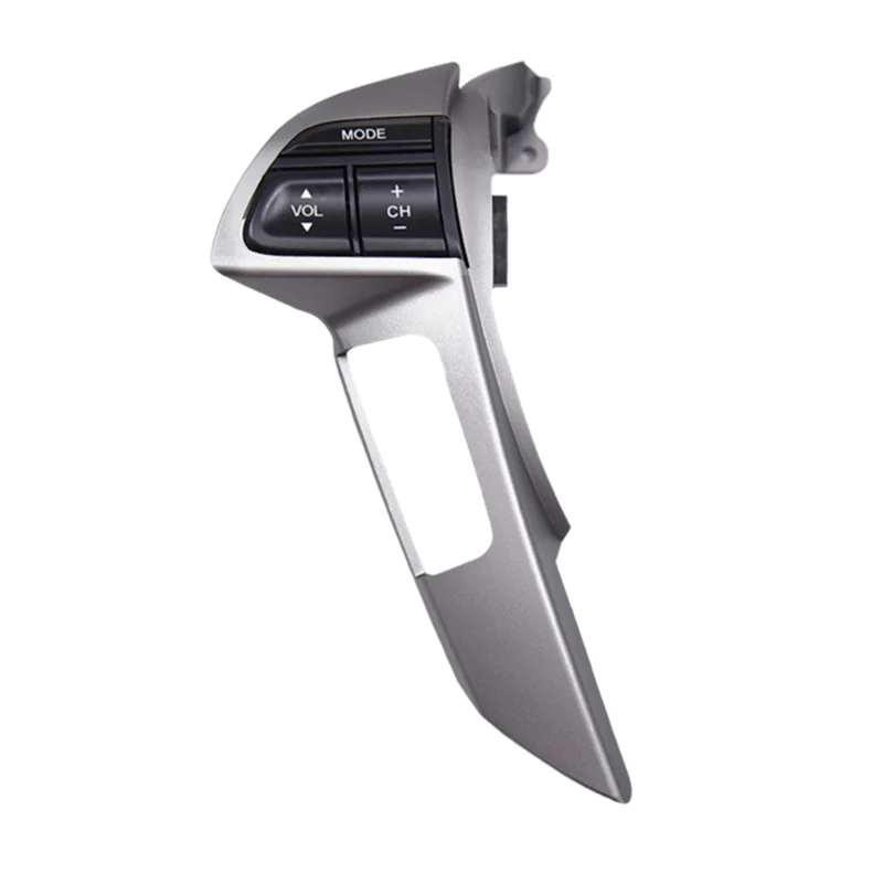 Durable-Car Steering Wheel Left Side Volume Adjustment Switch With Holes Frame Multifunction Button For Honda Accord 2008-2012