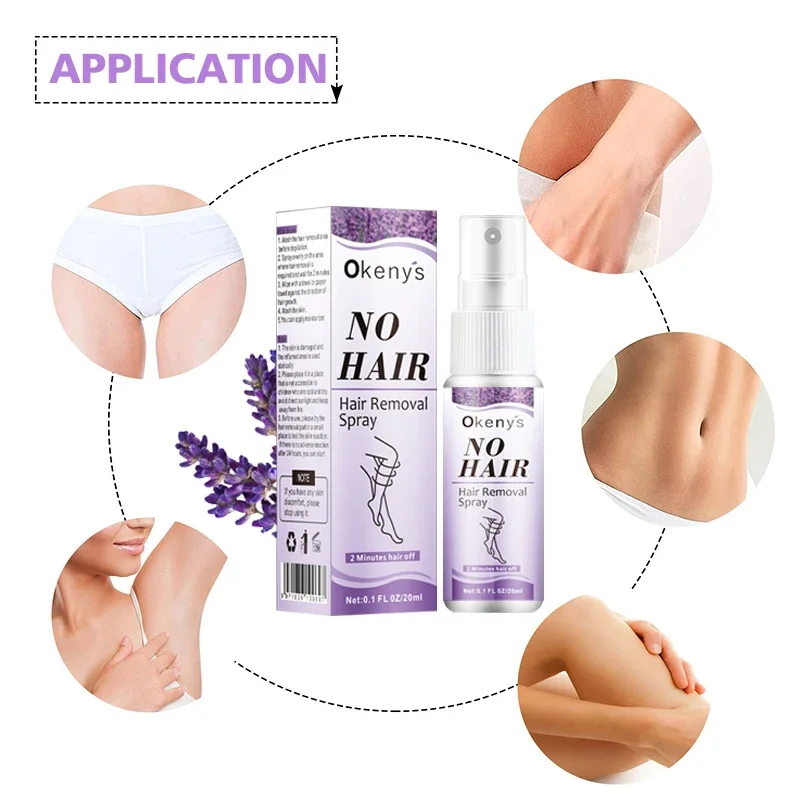 Permanent Hair Removal Spray Painless Armpit Legs Arms Hair Remover Hair Growth Inhibitor Depilatory Nourishing Repair Body Care