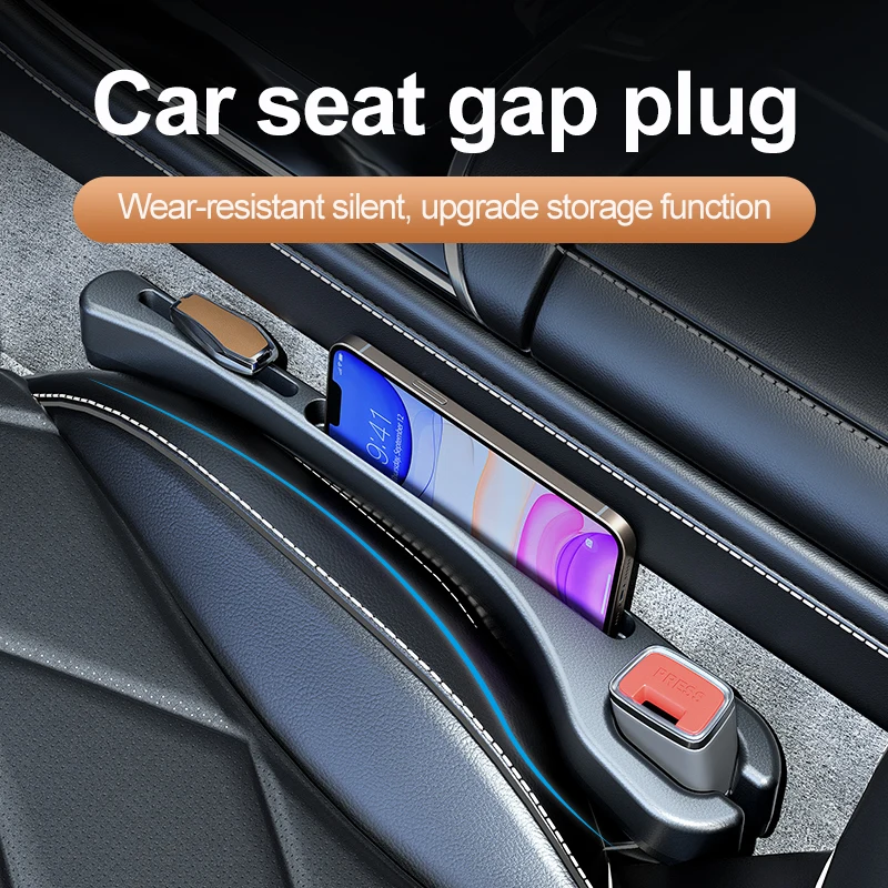 Car Seat Gap Filler Organizer Storage Box Drop Soft Proof Spacer Holster Pad Leak Blocker Universal Soft Leakproof Padding Plug