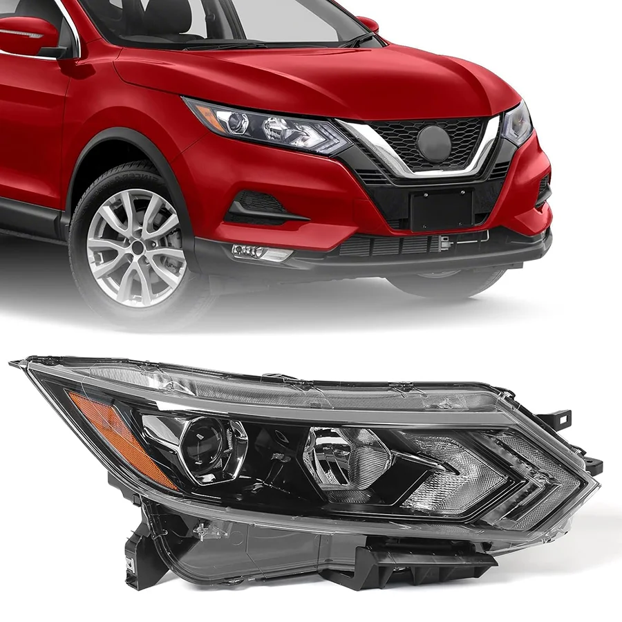 

For Nissan Qashqai 2019 Car Head lamp Headlights (USA) OE 26010-6MR0A/26060-6MR0A