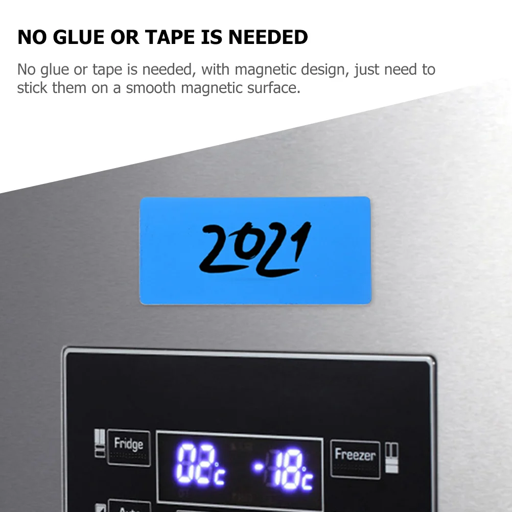 15 Pcs Wipe Label Magnetic Dry Erase Labels Writable Magnets Locker Markers Erasable Rubber Tag Board