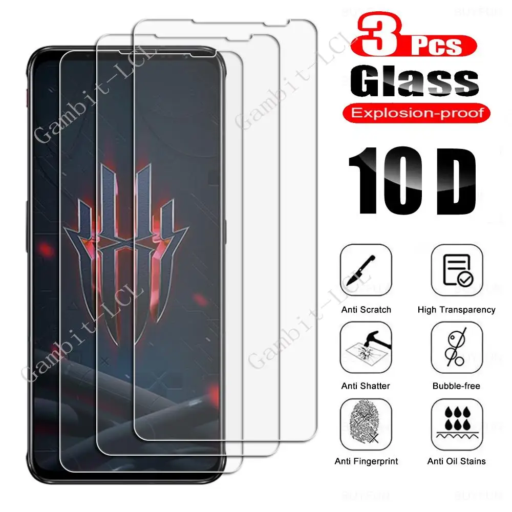3PCS For ZTE Axon 30 20 4G 5G Pro A71 L9 V30 Vita Red Magic 6R 6 6S A3 A7s 2020 L210 Tempered Glass Protector Screen Cover Film