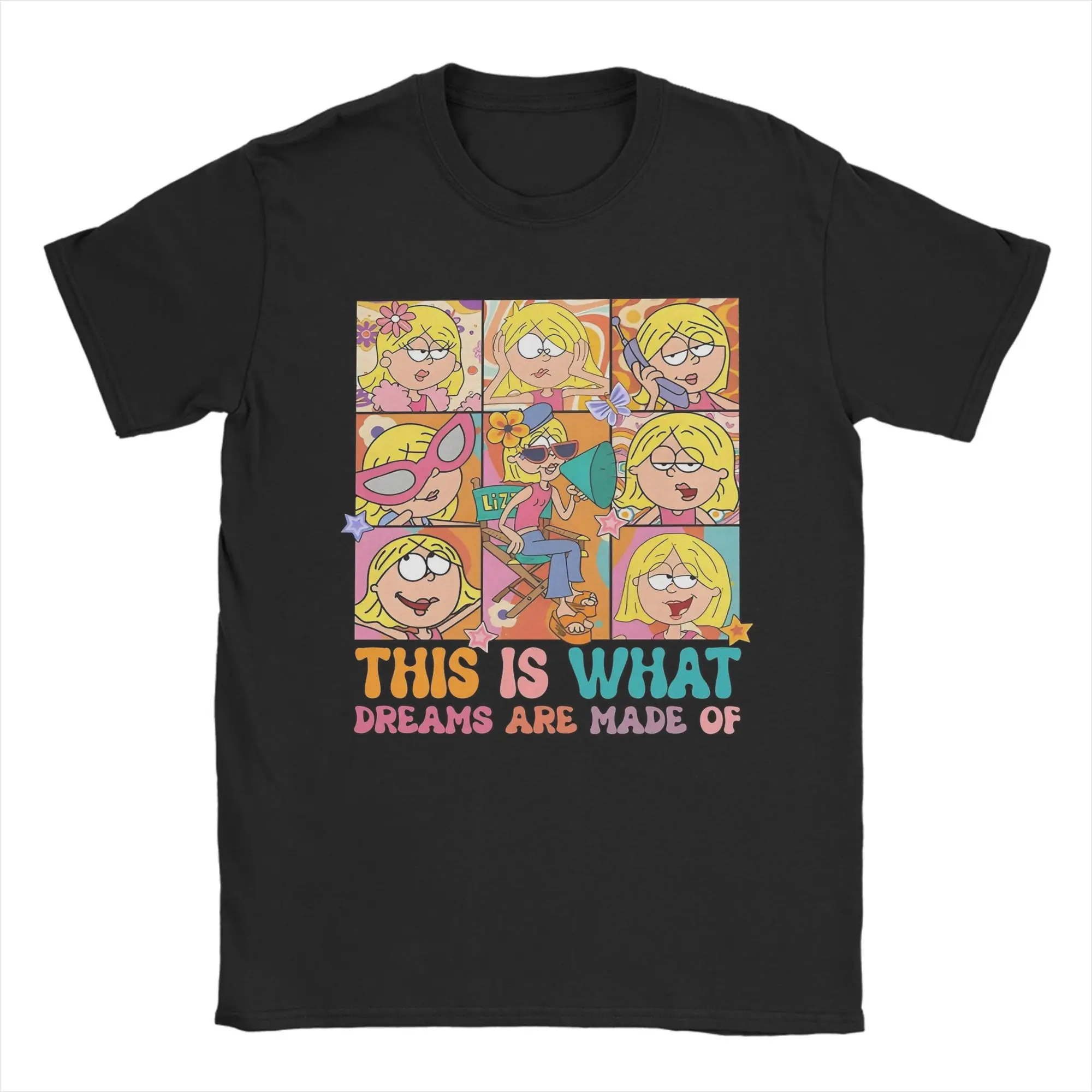 Men's T-Shirt Lizzies Cartoon McGuires Casual 100% Cotton Tee Shirt Short Sleeve  T Shirt Round Collar Clothes 6XL