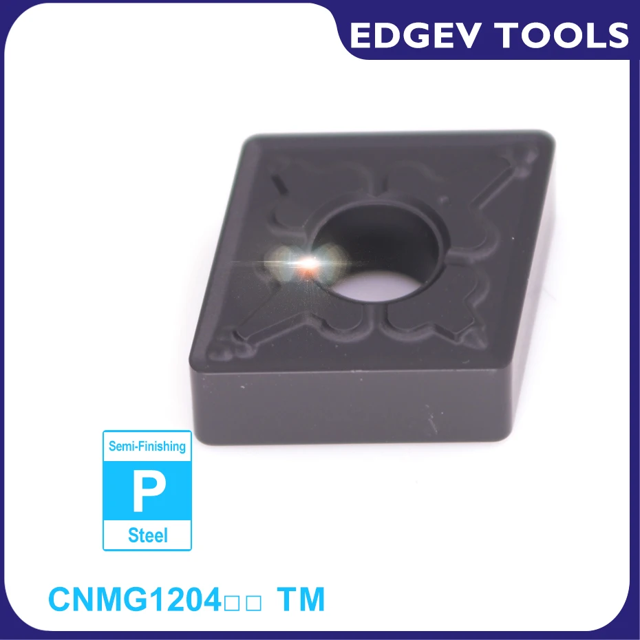 Brocas de Carboneto Cnmg120404 Cnmg120408 Cnmg 120404 Cnmg 120408 Ferramentas de Giro Externo Cnc para Aço com 10 Peças