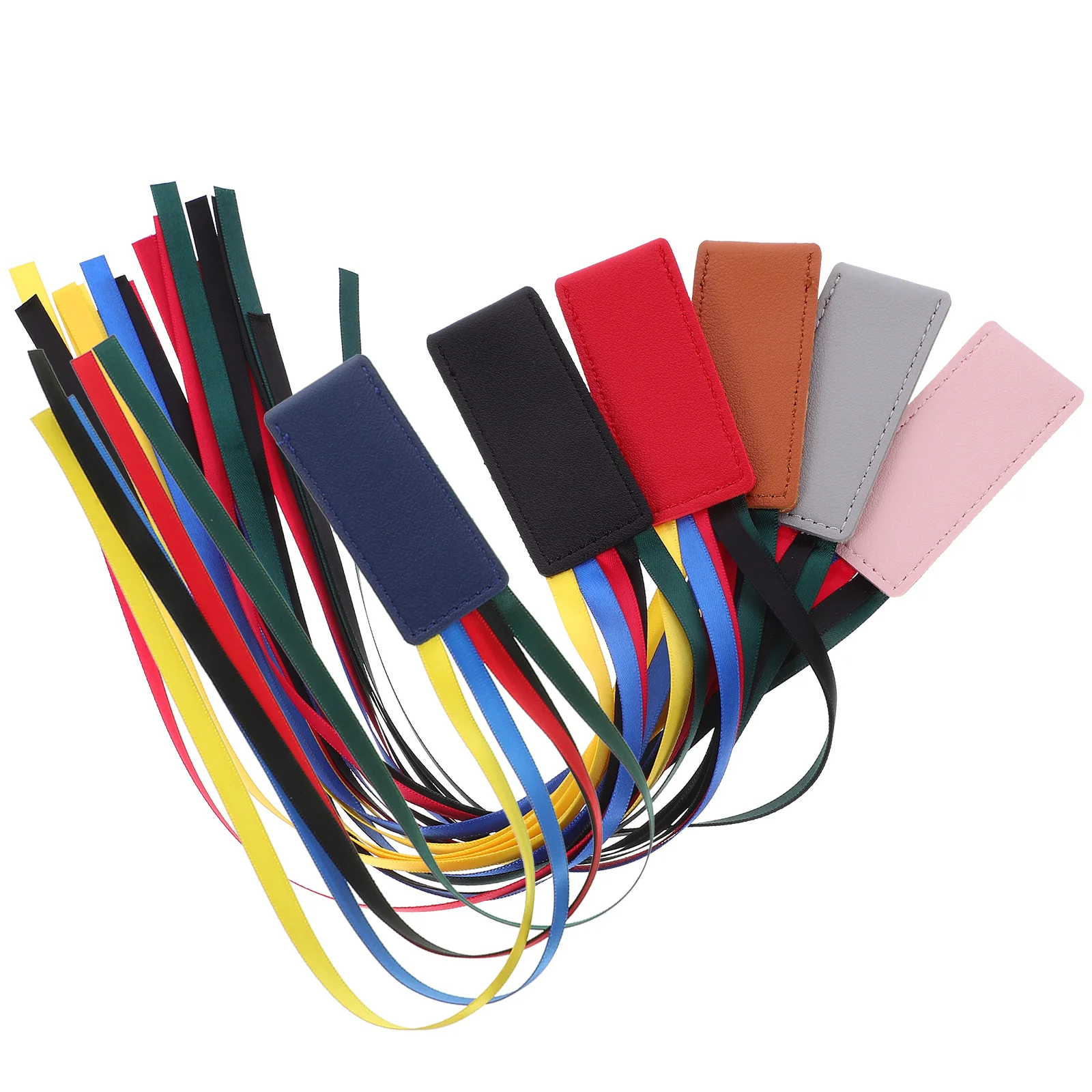 

6Pcs Decorative Ribbon Bookmarks Page Markers for Men Reading Supplies Ribbon Bookmark Page Mark