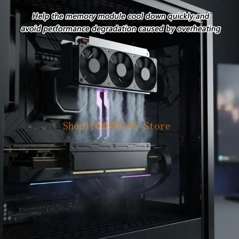 

5asd Memory Module Heatsink Cooling Heat Sink Aluminum Heatsink for DDR5 DDR4 DDR3