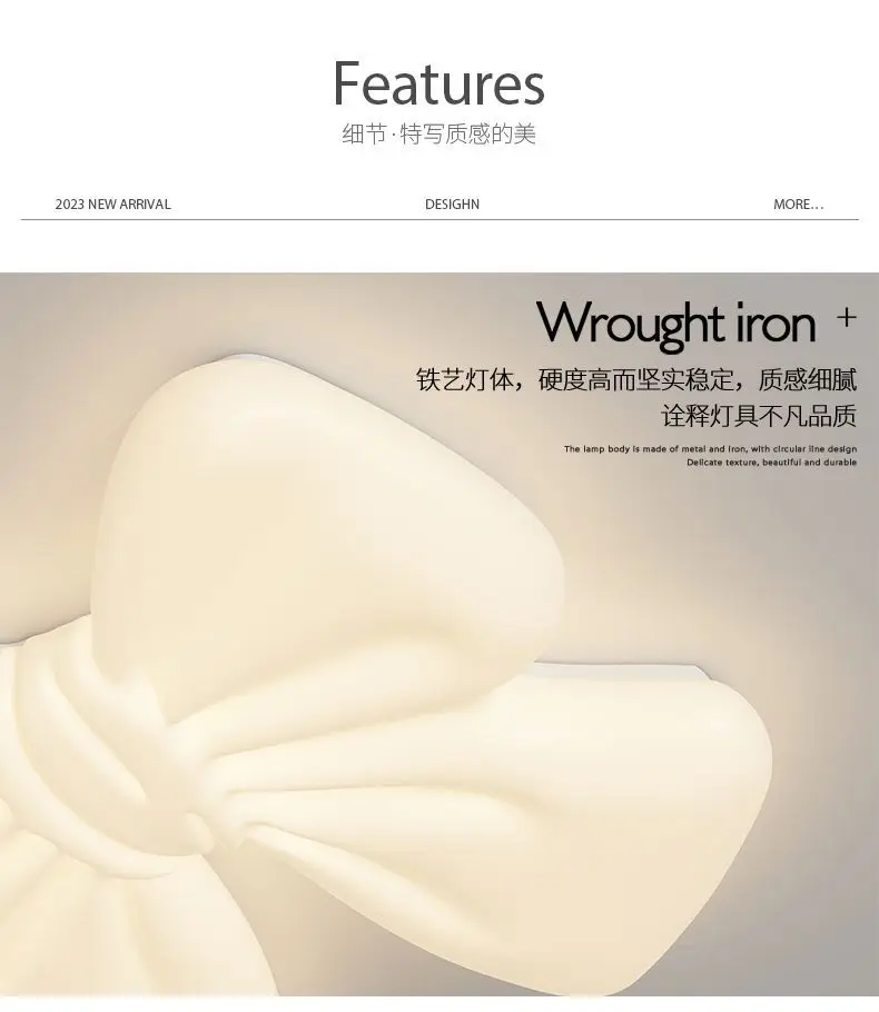 

Принцесса, светильник потолочный с бабочкой и бантом, Декор, мультяшная потолочная люстра для детской комнаты, девочки, ребенка, спальни, кабинета, милый блеск, светодиодный потолочный светильник