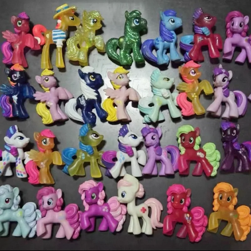 ألعاب أصلية من My Little Pony Rare Mini Edition شفافة من Cutie Mark Lyra Heartstrings Twilight Sparkle Night Light القابلة للجمع