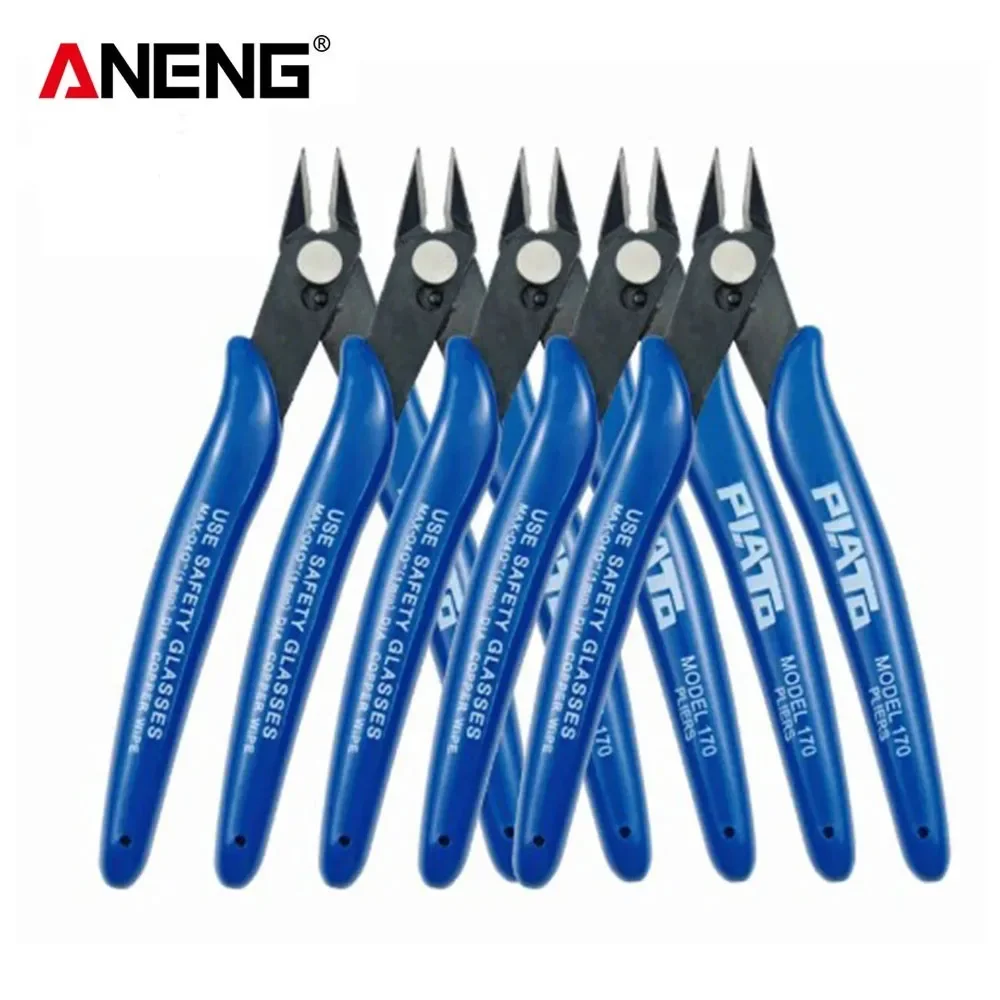 

1/2/5 шт. универсальные диагональные кусачки ANENG для электроники, боковые кусачки для проводов и кабелей, запчасти для 3D-принтеров