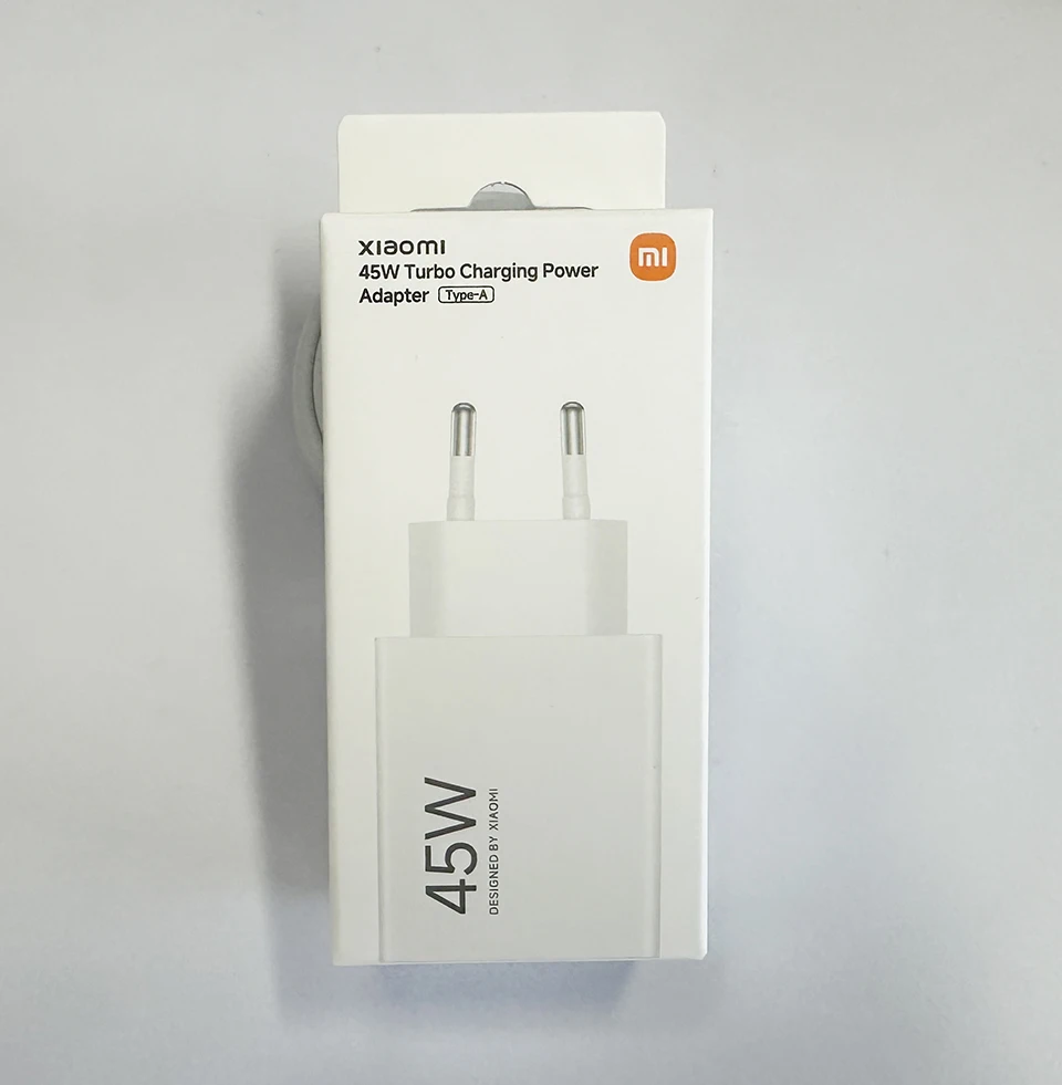 Cargador Original Xiaomi Redmi de 45W, Adaptador de Carga Rápida EU de 33W 18W 27W, Cable Tipo C, Mi Poco M7 X7 K40 Note