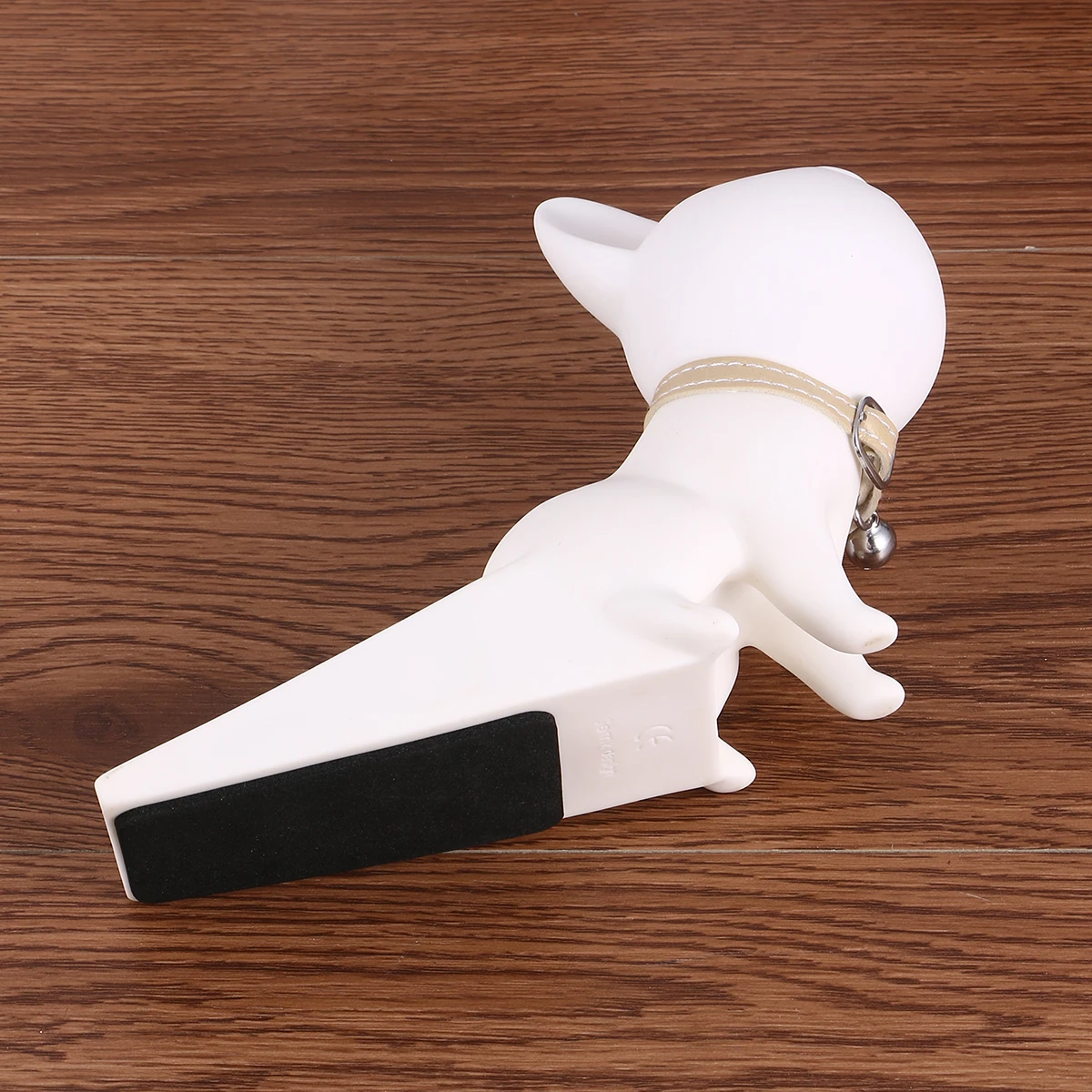 

Cartoon Cat Shaped Door Stopper Black PVC Material Lightweight Long Decor Safety Pet Baby Protection