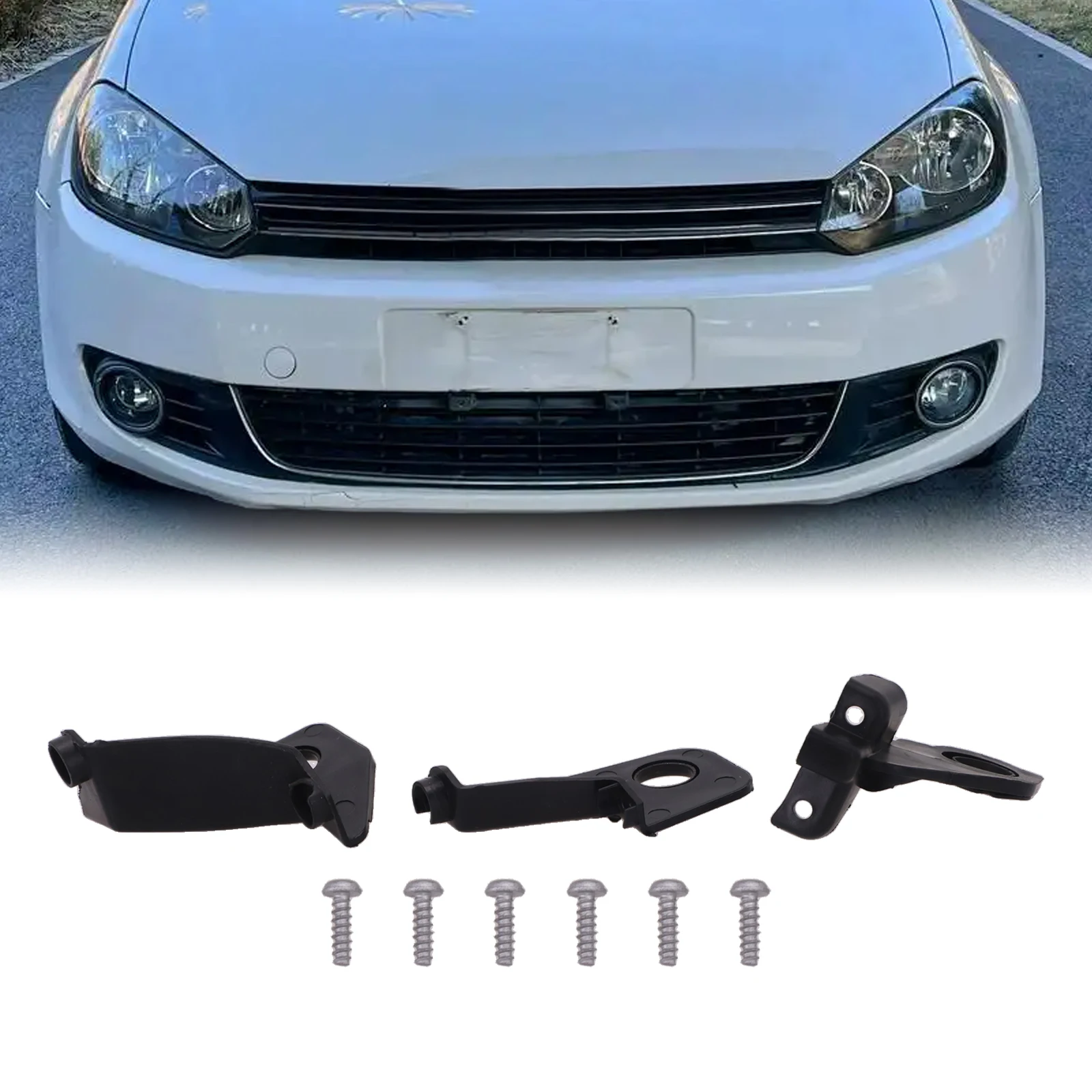 Parts Right Side Headlight Repair Bracket Clips for For Golf For Mk6 (2009 2013) Including Complete Assembly Tools