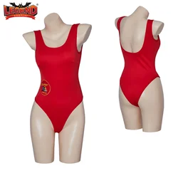 Pamela Anderson Swimsuit Pam and Tommy Cosplay Costume Red Baywatch Swimsuit for Women Pamela Anderson One Piece Bodysuit Bikini