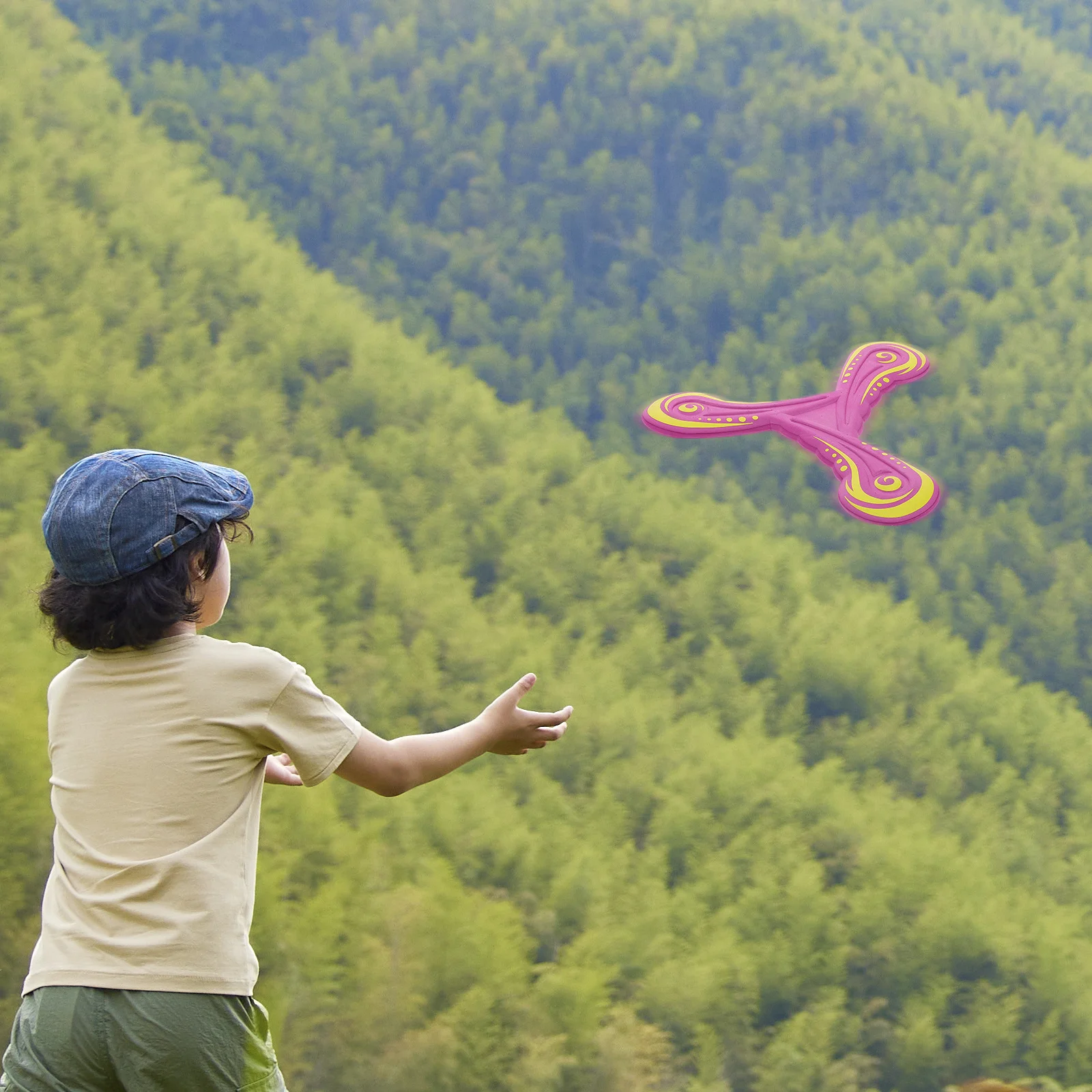 Beginner Eva Boomerang Zacht materiaal Gemakkelijk gooien voor kinderen Buiten Achtertuin Strand Sportaccessoires Leuk Boomerang-speelgoed