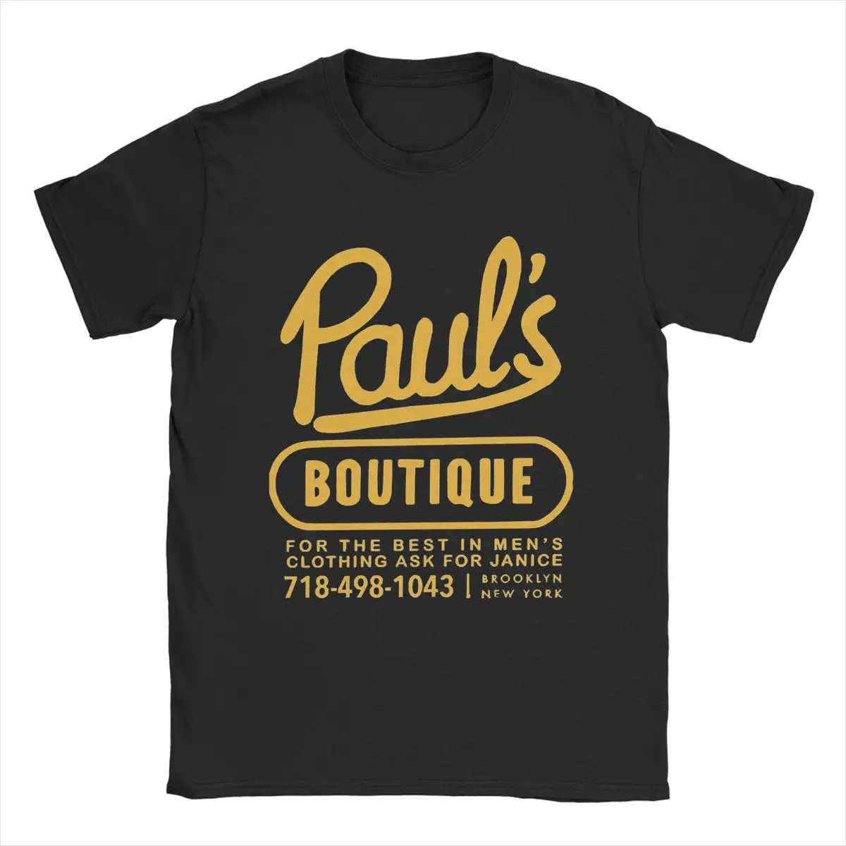 

Beastie Boys Pauls Boutique T Shirts Men's 100% Cotton Funny T-Shirts Round Neck Tee Shirt Short Sleeve Tops New Arrival