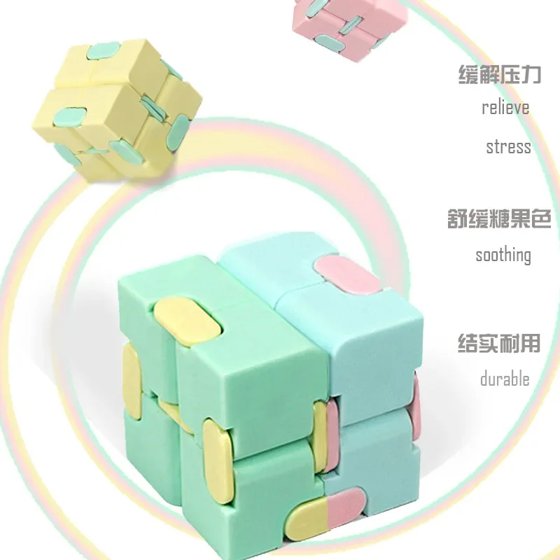 NEW Puzzle Cube Durable Exquisite Decompression Toy Infinity Magic Cube For Adults Kids Fidget Toys Antistress Anxiety Desk Toy