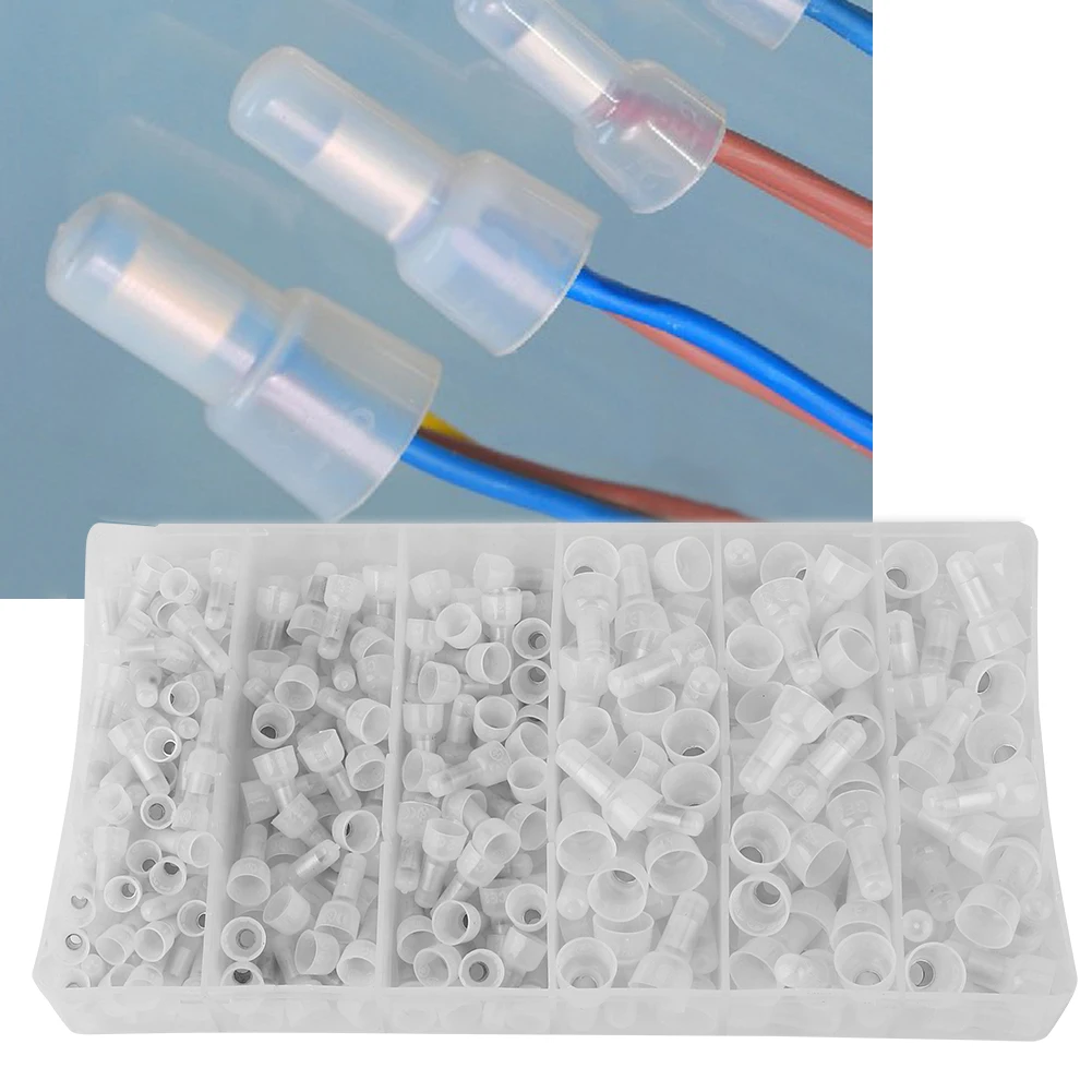 A.W.G 22-16 Cable Terminals Wire Wire Crimp 22-16/16-14/12-10 Gauge Close End  Crimp Terminals Connectors Kit