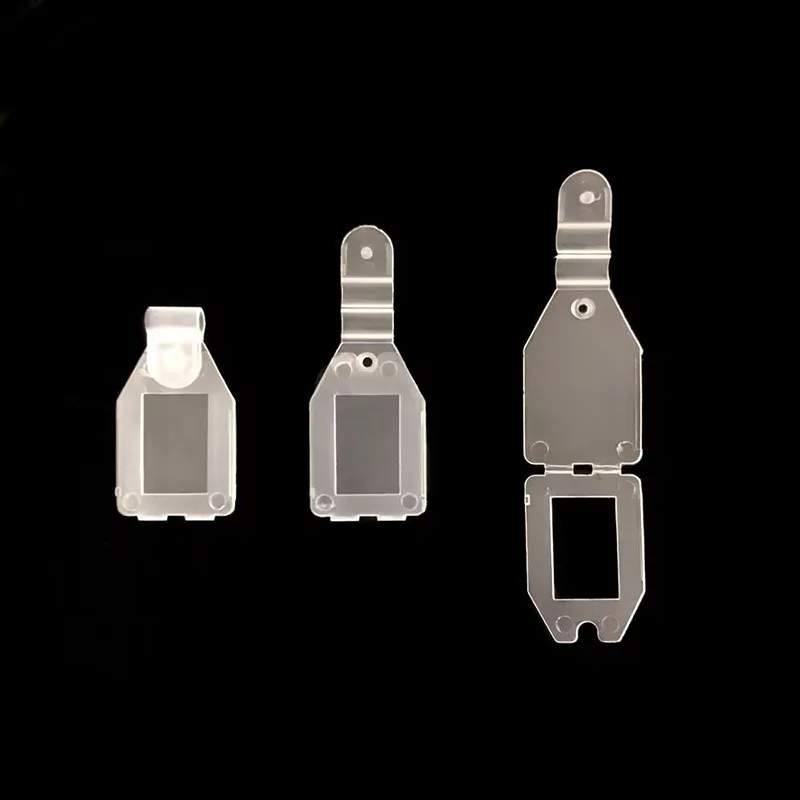 200pcs Price Tag Frame Holder Plastic Name Sign Label Card Display Hanging Rack Advertising Clips for Supermarket Store