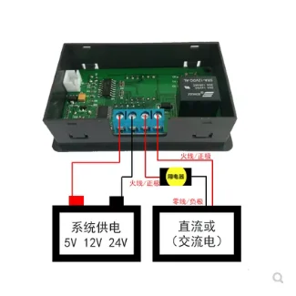 W3230 12v 24v AC110-220V linha de sonda 20a controle de temperatura digital display led termostato com instrumento de controle de calor/resfriamento