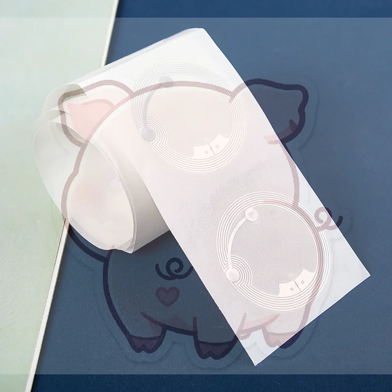 10Pcs Changeable Re-Writtable Round Dia 40mm Sticker NFC Copy Clone Label