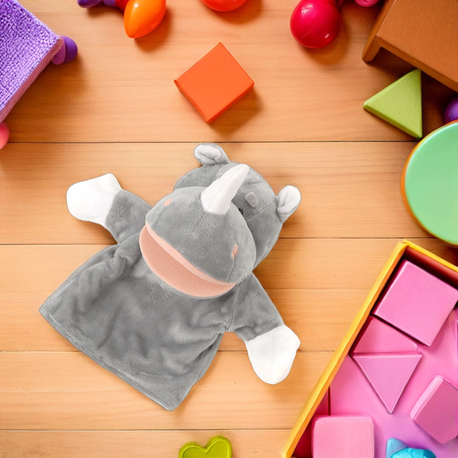 움직이는 입이 있는 귀여운 동물 손 인형 2개 어린이를 위한 대화형 스토리텔링 역할 놀이 교육용 가족