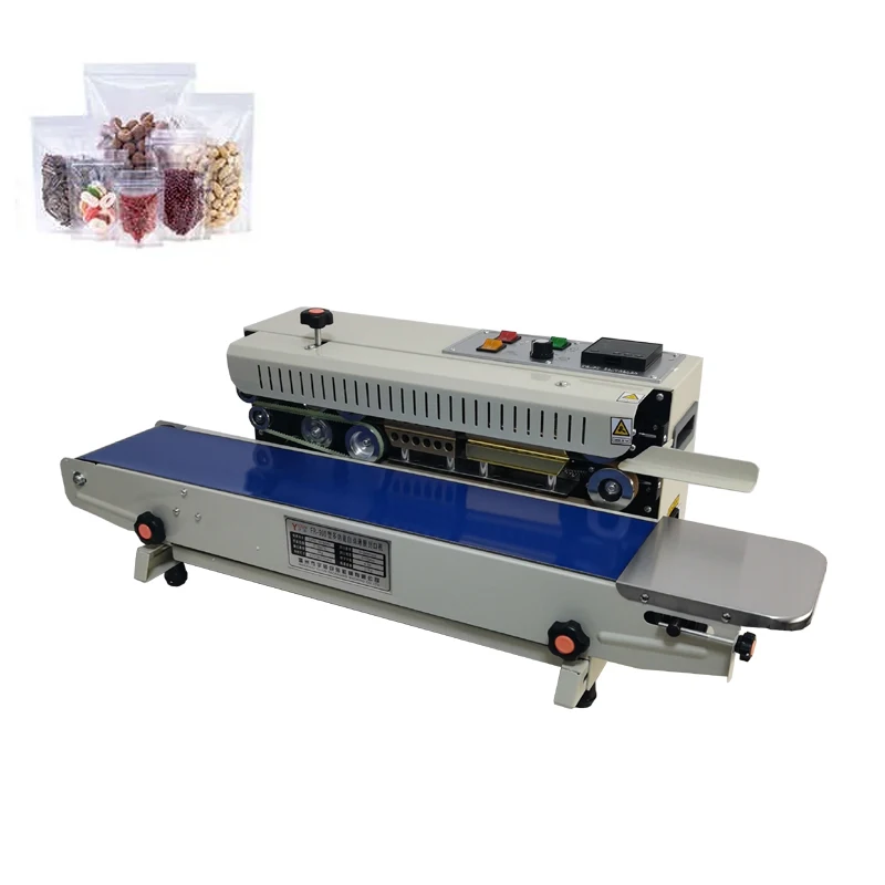 

Continuous Band Sealer Machine Plastic Bags Heat Sealer Horizontal Sealing Machine Factory Direct Sales