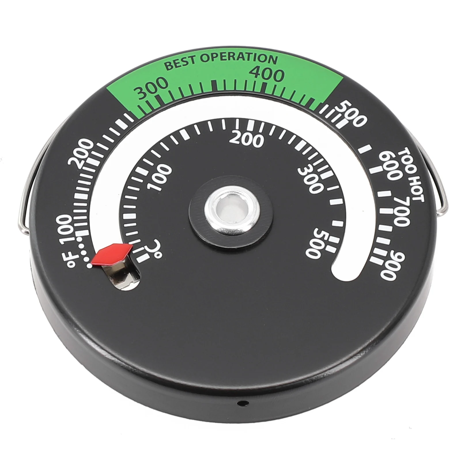 Magnética lareira ventilador fogão termômetro, Log queimador de madeira, aquecedor de fogão a lenha, Indicador de queimada do fogão do forno