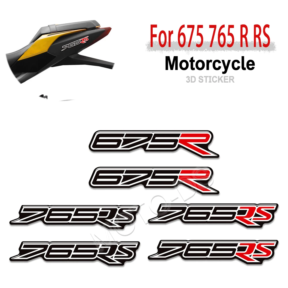

765RS 675R мотоциклетный бак, защитная наклейка на обтекатель, декоративная эмблема ﻿ Для Triumph Street Triple Daytona 675 765 R R